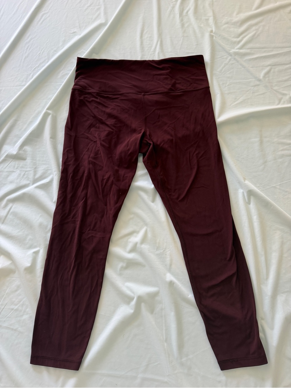 Athleta Burgundy Ultra High Rise Elation 7/8 Tight Leggings